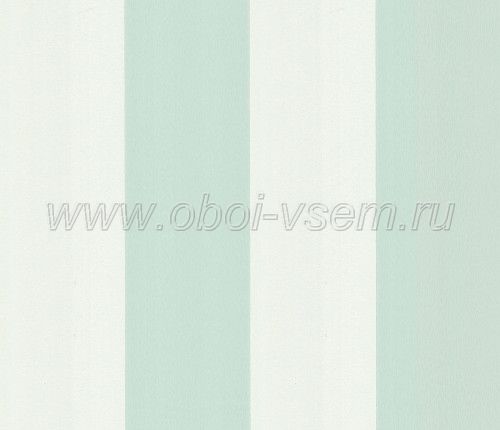   Broad Stripe Menthe Painted Papers (Little Greene)